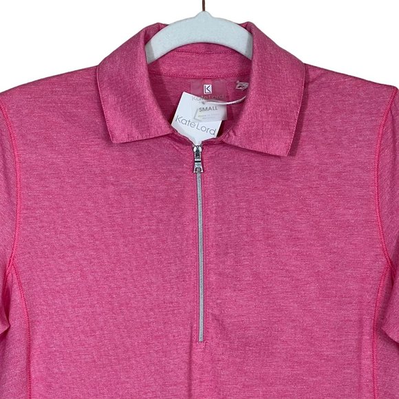 Kate Lord Sade‎ Golf Polo Passion Heather Women’s Small Island View CC Logo - Picture 3 of 13